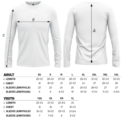 UPF 50 Long Sleeve Shirt - Logo & Slogan