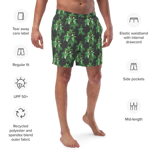 Men's Swim Trunks - Flower Fun